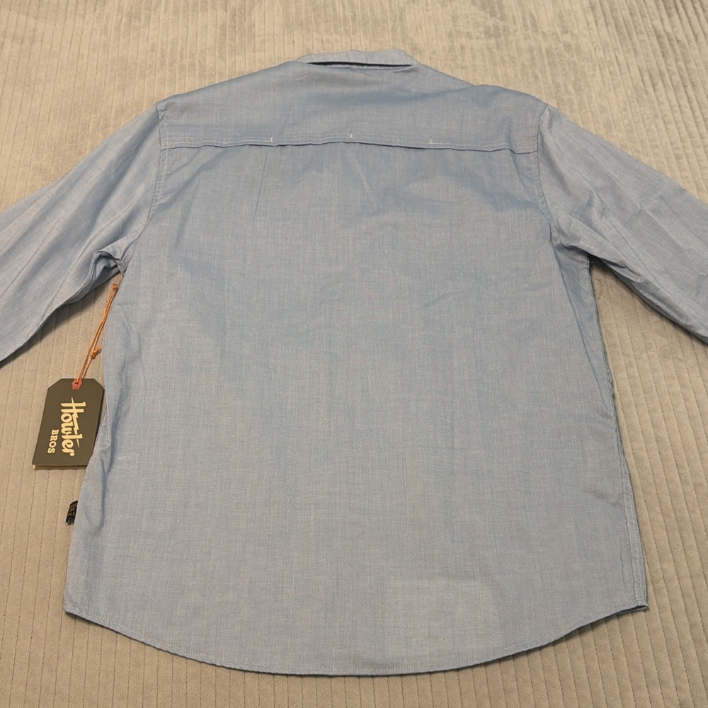 Howler Bros Mens M Gaucho Snap Shirt Pearl Western Irie Hibiscus Floral Flower - Picture 9 of 9